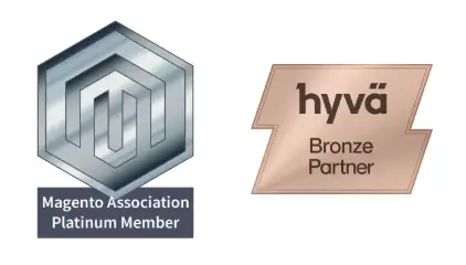 Magento Association Platinum Member and Hyva Bronze Partner